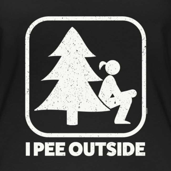 I Pee Outside Girl Sign Shirts | TeezCo™