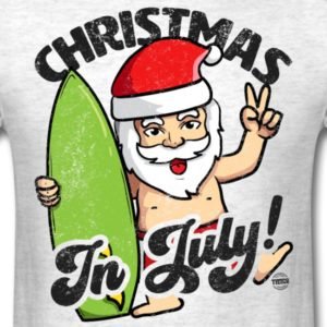 christmas in july funny santa claus graphic summer clothing for men women boys girls youth and kids 9