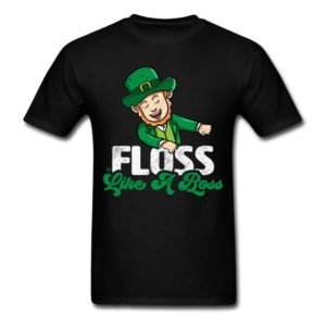 floss like a boss irish leprechaun