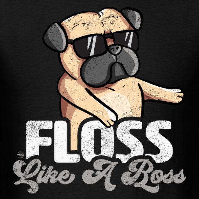 floss like a boss pug dog shirts 1
