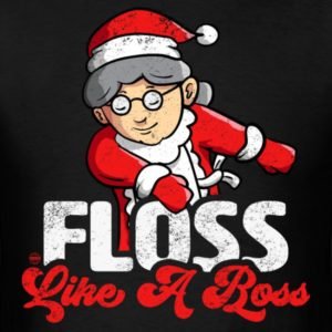 funny christmas floss like a boss mrs santa floss mrs santa shirts 1