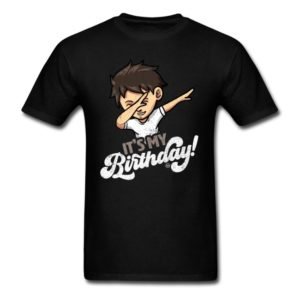 its my birthday cool dabbing boy shirts for men women and kids