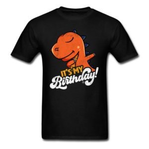 its my birthday cool dabbing dinosaur shirts for men women and kids