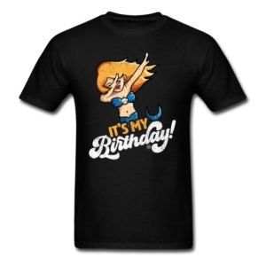 its my birthday cool dabbing mermaid shirts for men women and kids