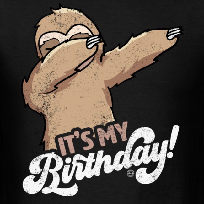 its my birthday cool dabbing sloth shirts for men women and kids 1