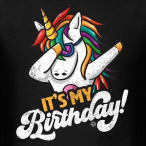 its my birthday cool dabbing unicorn shirts for men women and kids 1