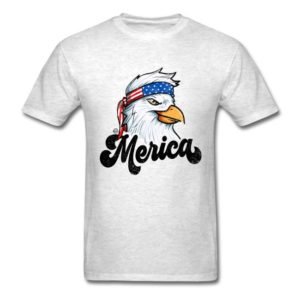 merica eagle w usa flag bandanna 4th of july shirts men women and kids | TeezCo™