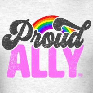 proud ally lgbt rainbow gay pride month shirt 2