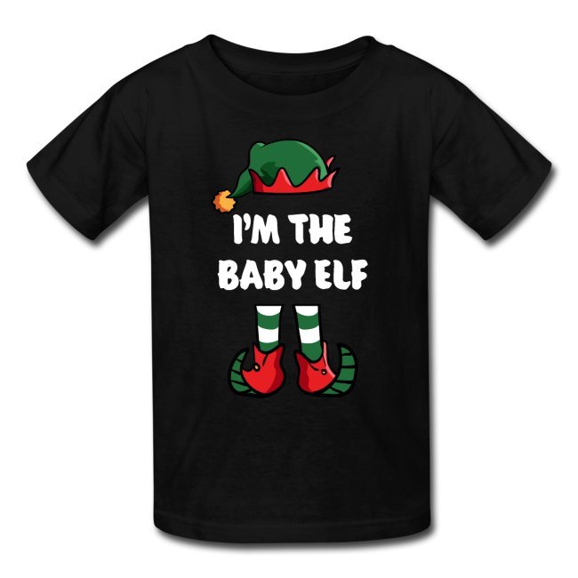 im the baby elf matching family group funny christmas shirts