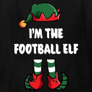 im the football elf matching family group funny christmas shirts