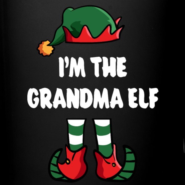 im the grandma elf matching family group funny christmas shirts