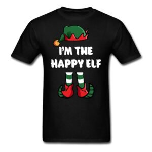 im the happy elf matching family group funny christmas shirts
