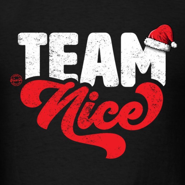 team nice funny couple matching outfit w santa hat team nnice naughty christmas party shirts and gifts for men women youth and kids