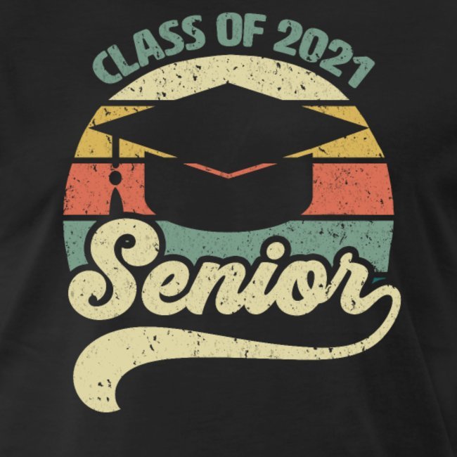 senior class of graduation high school college retro style graphic shirts and gifts for senior graduation party and ceremony cool graduatio