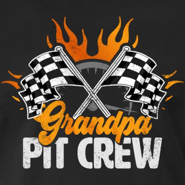 grandpa pit crew race car birthday party racing family matching shirts and gifts birthday celebration decoration outfit gift for pit crew family rac