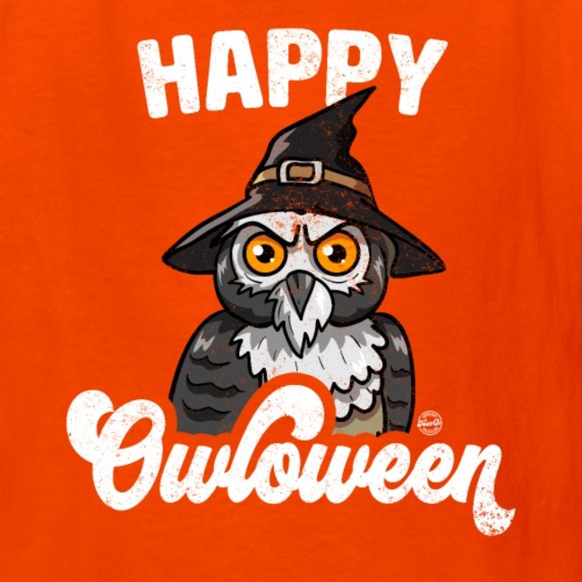 owl halloween orange shirt happy owloween funny graphic saying halloween party shirts and gifts for men women youth and kids boys and girls